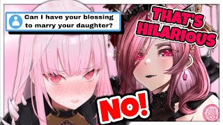 Chat asked for Mama Mori's Blessing to Marry Calli