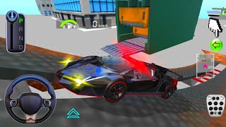 New Black Police Car Driving On Playground - 3D Android Driving Class Game Play || #carsimulator  screenshot 5