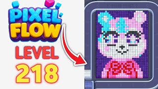 Pixel Flow Level 218 Walkthrough