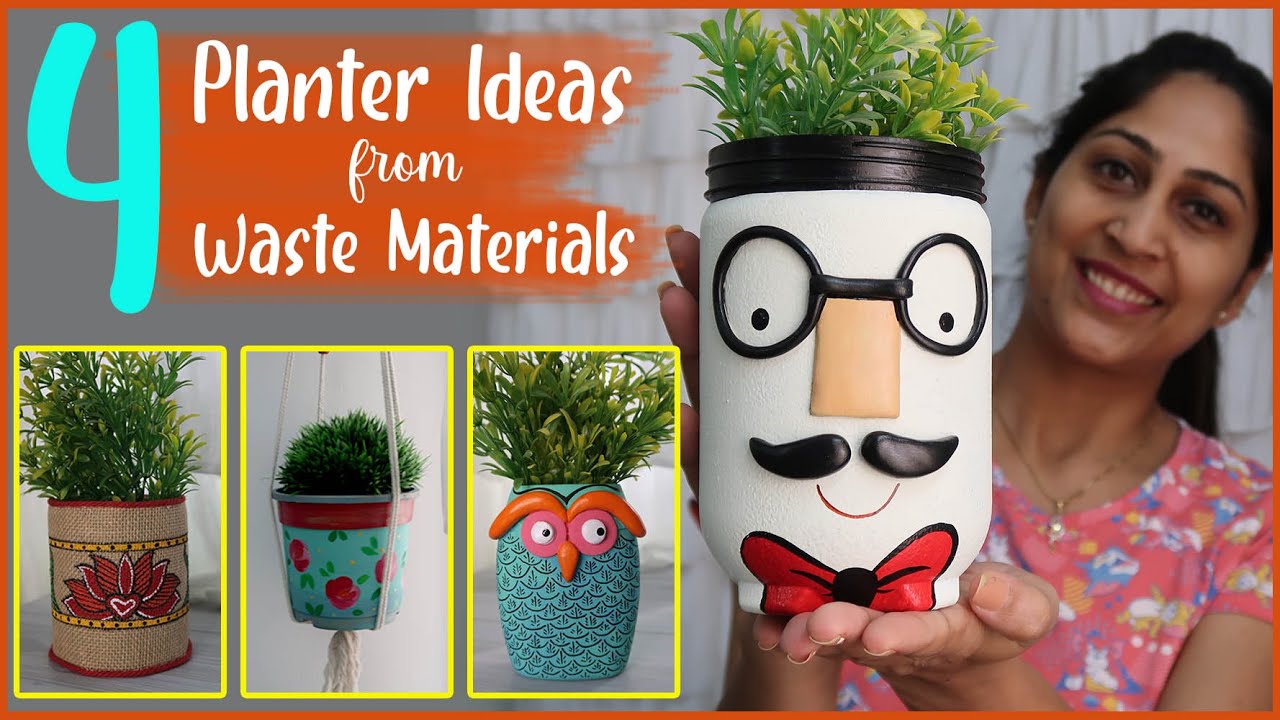 Very easy and cute Planter ideas from waste materials