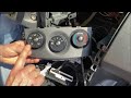 2007-2013 Toyota Corolla How to replace the Heater Control Cables of the Air Conditioning Unit II/II