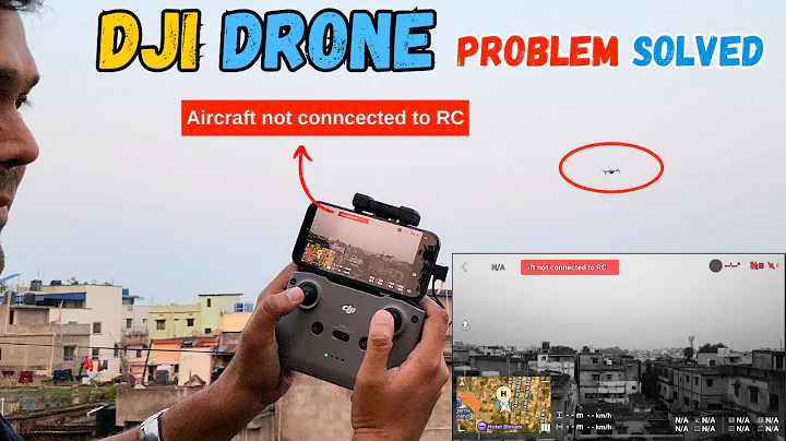 DJI Drone Aircraft not connected to RC | RC Signal Problem Solution |  Drone not connected to remote