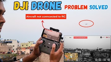 DJI Drone Aircraft not connected to RC | RC Signal Problem Solution |  Drone not connected to remote