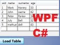 C# WPF Tutorial 17- Show database values in Table or DataGrid