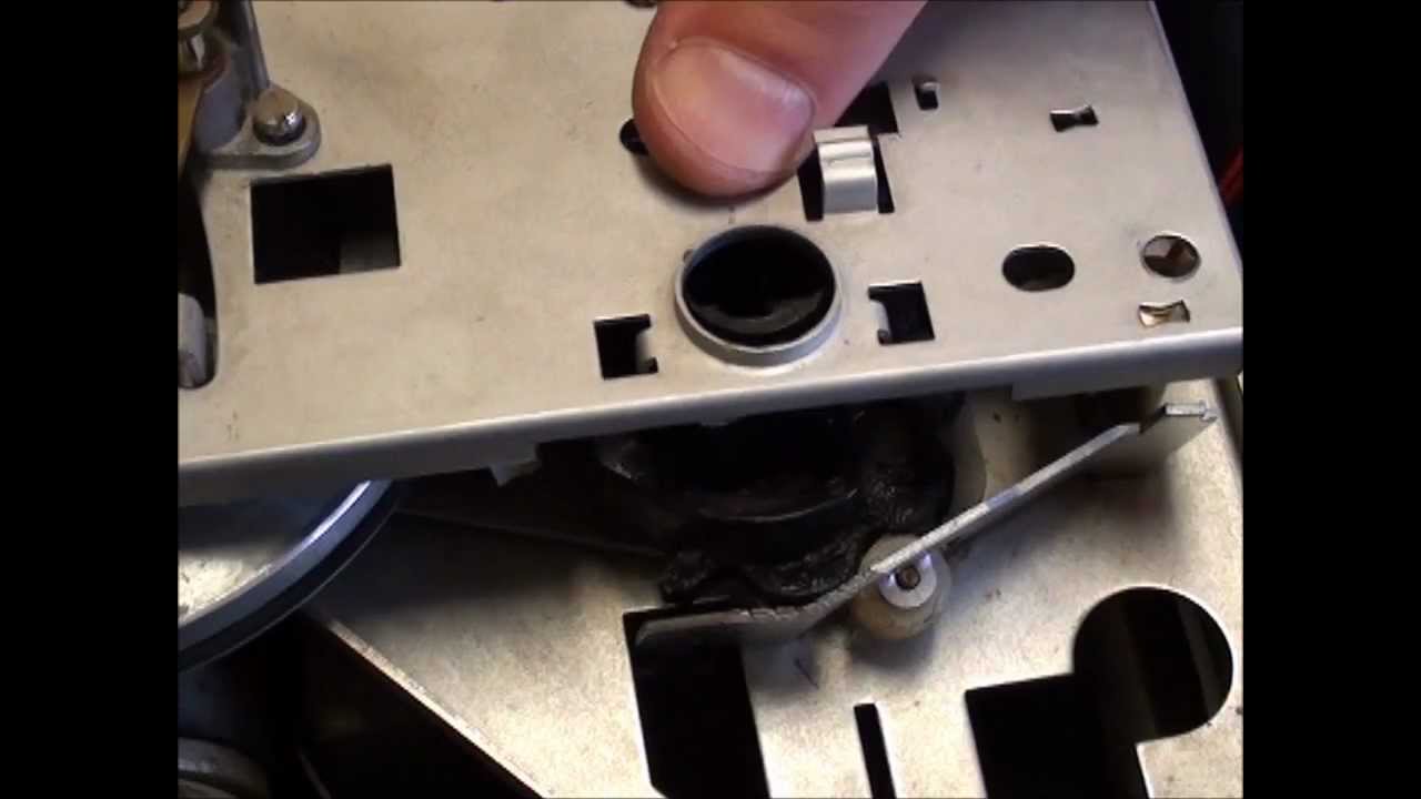 montaż magnetofonu ZK-140T - płyta górna