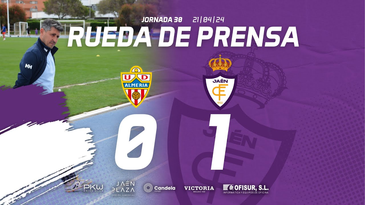 RUEDA DE PRENSA | J30 U.D Almería 0 - 1 Real Jaén C.F