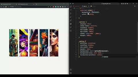 ASMR Programming | Expanding Flex Card in HTML, CSS, and JavaScript No Talking