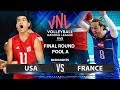 USA vs France | Highlights | Final Round Pool A | Mmen's VNL 2019