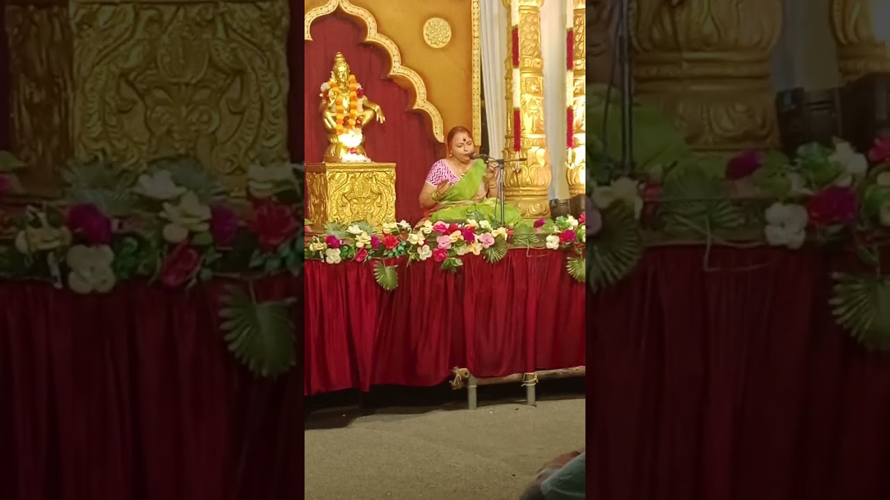 A short Performance by. Smt. A Bhagawathy during Nuranian's day 