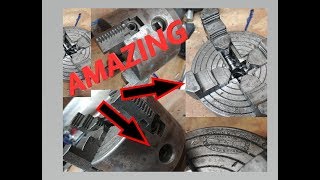 Unique 4 Jaw Combination INDEPENDENT and SCROLL Chuck