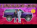 SUPRISING HIS GIRLFRIEND  WITH 30INCH RIMS ON HER TRUCK AND THE PAINT JOB IS INSANE