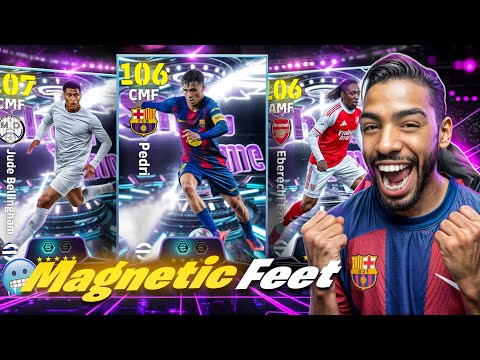 NEW MAGNETIC FEET PEDRI + BELLINGHAM + EZE 🥶 GOOD OR SCAM SKILL ? EFOOTBALL 26 MOBILE