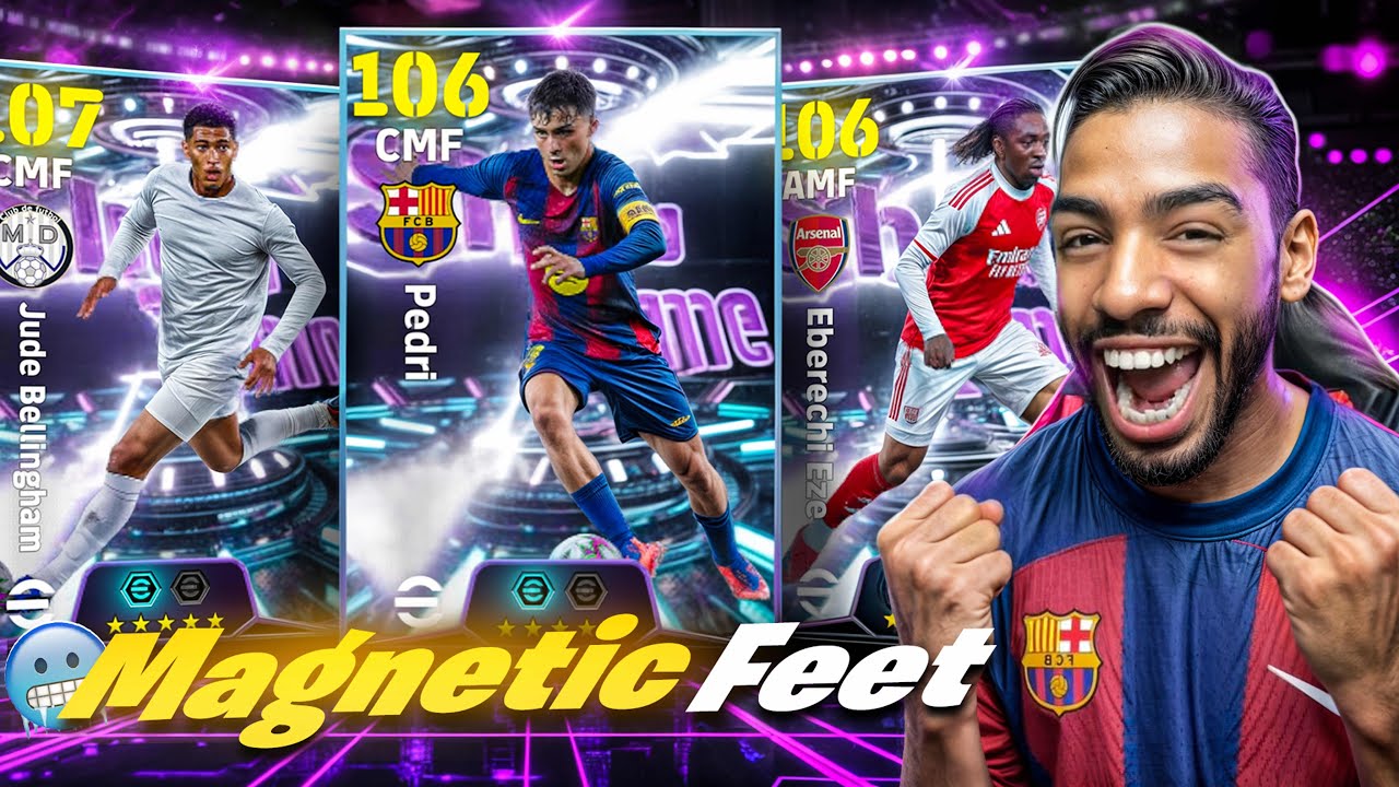 NEW MAGNETIC FEET PEDRI + BELLINGHAM + EZE 🥶 GOOD OR SCAM SKILL ? EFOOTBALL 26 MOBILE