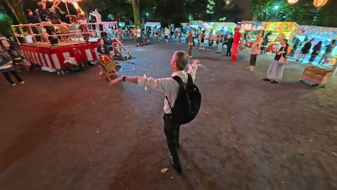 ゆかた音頭　北谷端公園盆踊り４　2025年9月4日　東京都北区