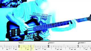 Polly (BBC sessions) — Nirvana — Bass cover with tabs (4k)