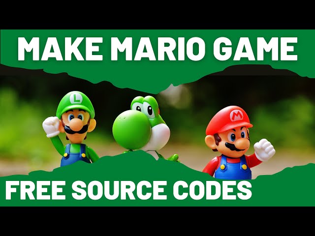 Make Super Mario Game using Python. 