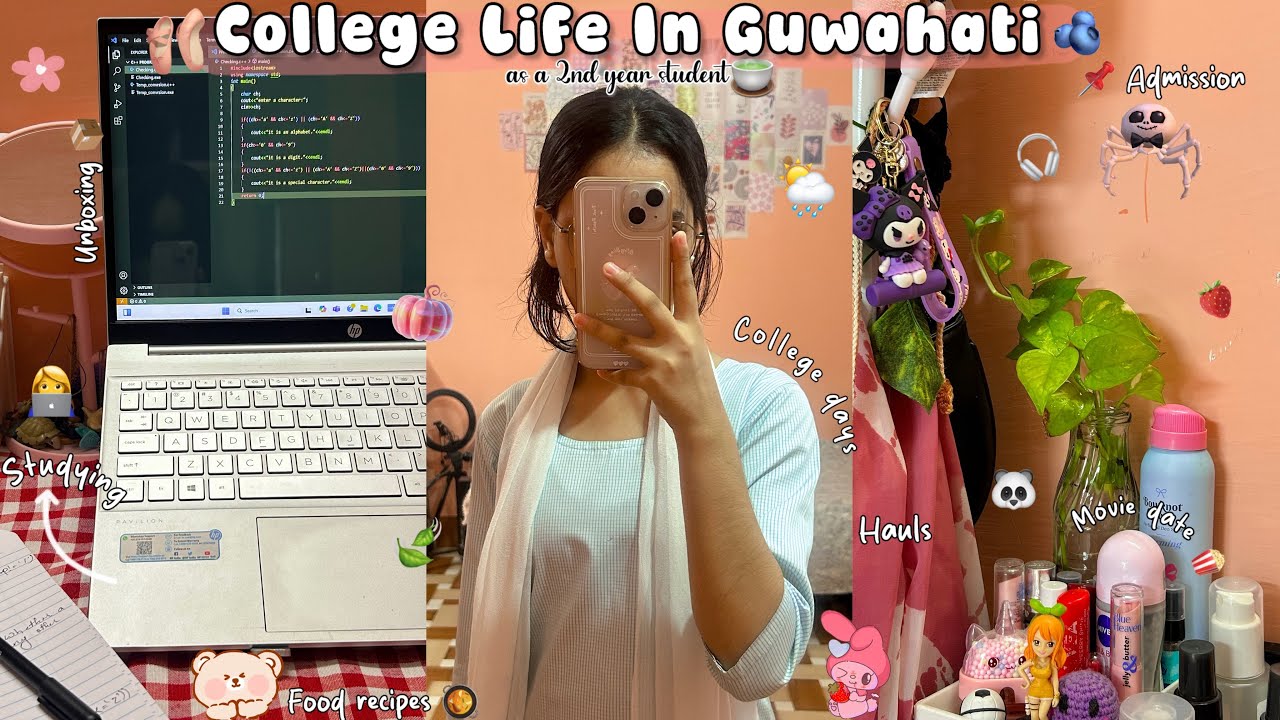 Студенческая жизнь в Гувахати🍵🌦️ | 3-й семестр, студенческие дни, еда, кино и многое другое!!