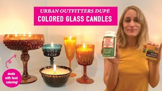 Homemade candles from colored granulated wax in a glasses. Stock Photo by  ©Anutaray 309806162