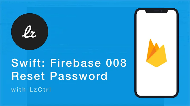 iOS Swift: Firebase 008 - Reset Password