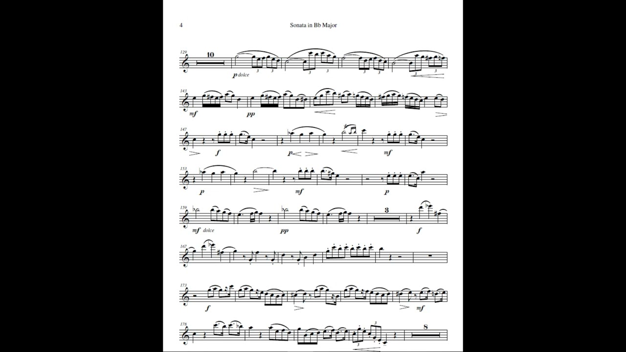 Franz Danzi: Sonata in Bb Major per Clarinetto e Pianoforte.