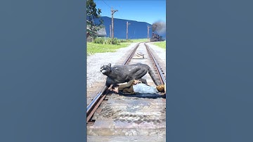 E.1020 Simulate stunning survival skills RDR2 #shorts #viral