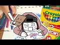 Sketch artist VS CRAYONS