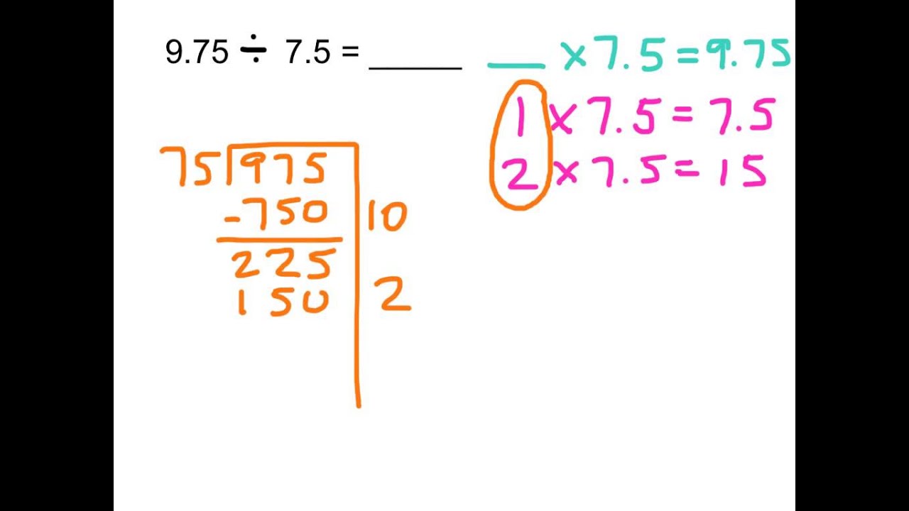 Dividing Decimals by Decimals - YouTube