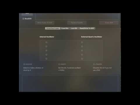 Fusebits AVR #macOS avrdude AVRFusesCalc #ATtiny10