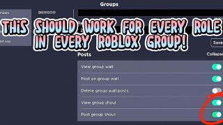 Managing Roblox Groups How To Manage The Shout Controls
