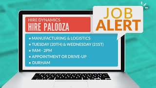 CBS 17 Job Alert - Hire Dynamics holding 'Hire Palooza'
