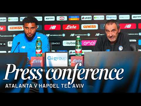 Atalanta-Hapoel Tel-Aviv | La conferenza stampa di Sarri ed Éderson | UECL play-off 1st leg