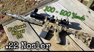 .22 NOSLER Review & Shoot 100-500 Yards