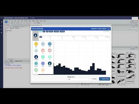 Data exploration and visualization in the Domino Enterprise AI Platform