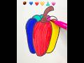 🌰💙❤️💛🧊satisfying creative drawing #art  #satisfyingvideo #satisfying #video #viral #creative #shorts