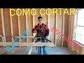 Como cortar rafters  how to cut rafters