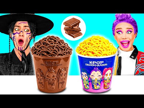 Real Food vs Chocolate Food Challenge | Edible Battle