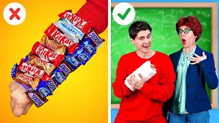 STUDENTS VS TEACHERS || Coolest Crazy DIY Pranks! School Life Hacks! Fun Challenges By 123 GO! BOYS