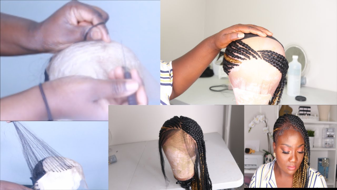 NEW METHOD!How To Make Box Braid Wig with NO Closure /REALISTIC BOX BRAID WIG FOR LESS #8