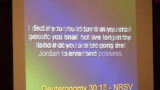 Choose Life! - Sermon Part 1 of 4 - Jan. 17, 2010