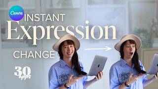 Change the Facial Expression of a Photo with Canva TUTORIAL screenshot 3