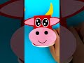 Paper Cup Animal Craft 🐄 Fun Kids DIY #shorts