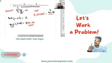 CXC Math -Consumer Arithmetic Part 2      #cxcmaths #csec #youractuarytutor