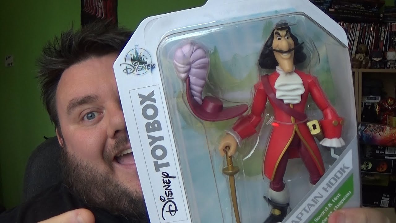 Disney Toybox Captain Hook Action Figure Disney Store Exclusive Toy Review  