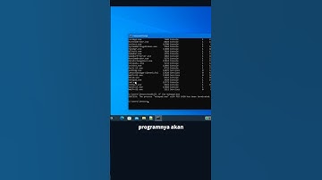 Begini Cara Mematikan Proses pakai CMD #windows #cmd