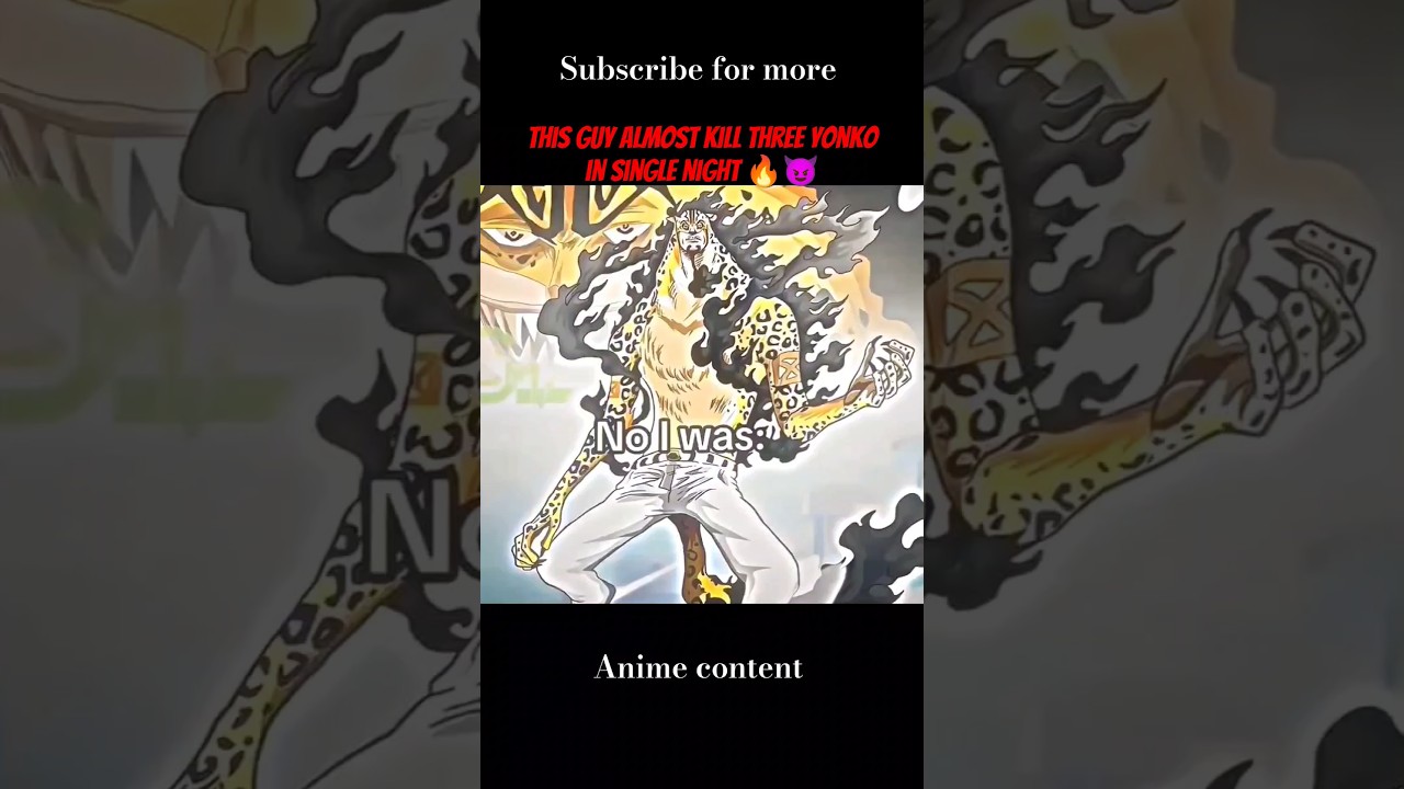 This guy almost kill three yonko in single night 🔥😈 // 