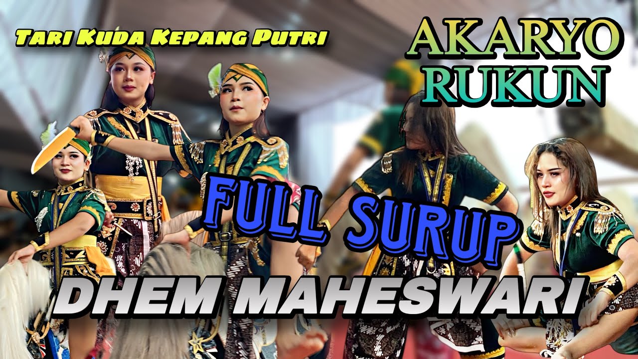 NGERII CEWEK KESURUPAN!! KUDA KEPANG DHEM MAHESWARI AKARYO RUKUN Live LENGGERANG KURIPAN WATUMALANG