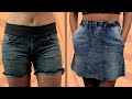 3 IDEIAS RÁPIDAS DE TRANSFORMAÇÃO EM JEANS - 3 Ideas de Transformación Rápida en Jeans