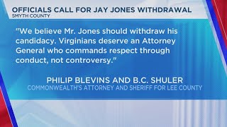 Smyth County sheriff, commonwealth’s attorney call for Jay Jones to withdraw from AG race