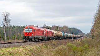 LTG Cargo ER20CF-038+042 Between Saule and Lugaži Stations