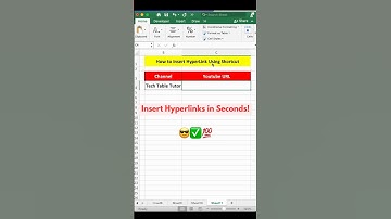 💡 Excel Hyperlink Hack: Insert Links FAST with This Shortcut 🔗 | Microsoft Excel Trick‼️ #excel